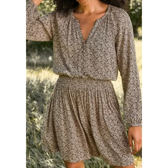 Faherty Green Montara Dress